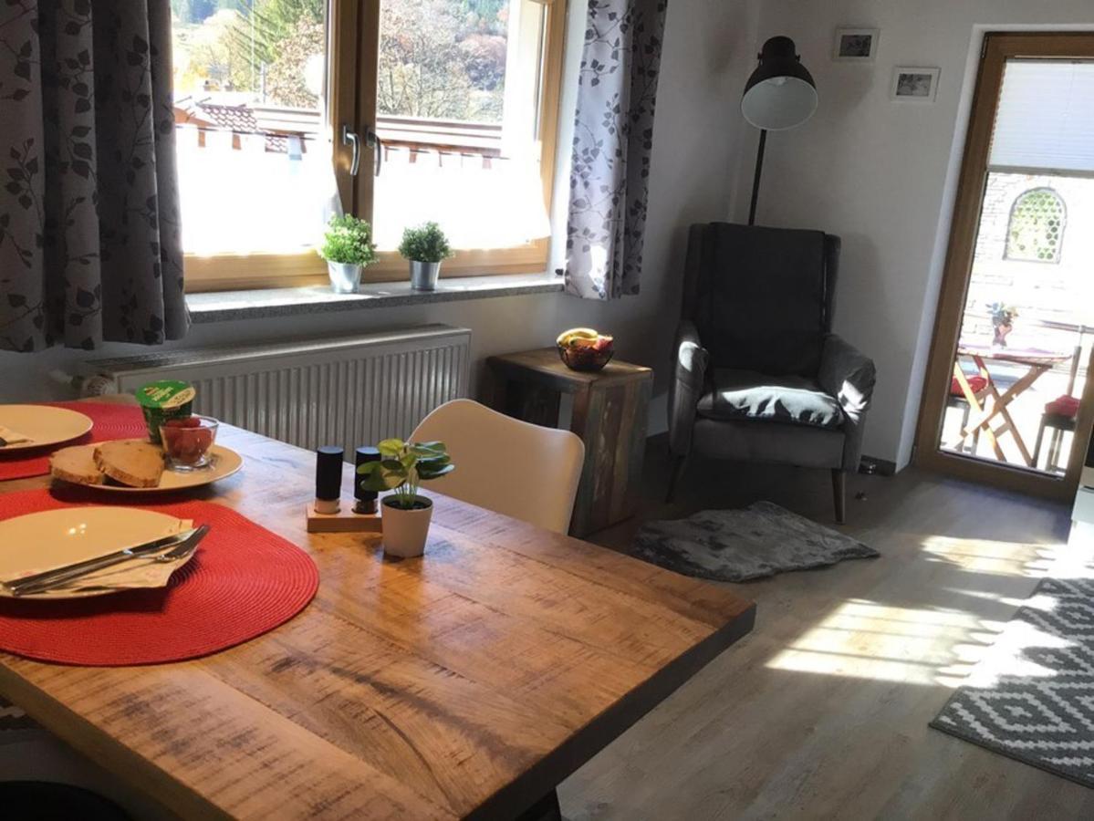 Ferienwohnung Lederhose Bischofswiesen Esterno foto